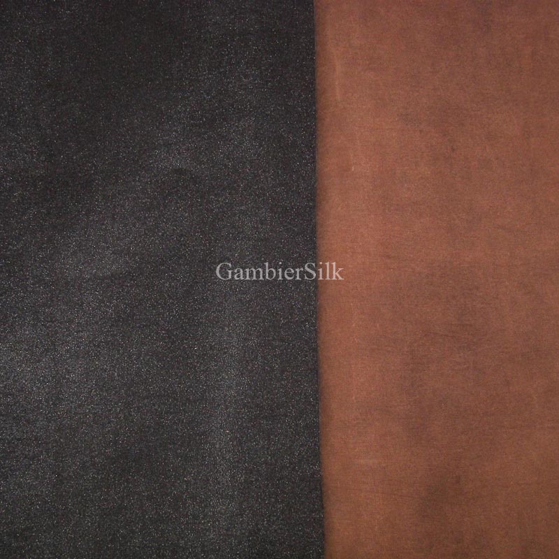 平纹莨绸100%桑蚕丝香云纱布料